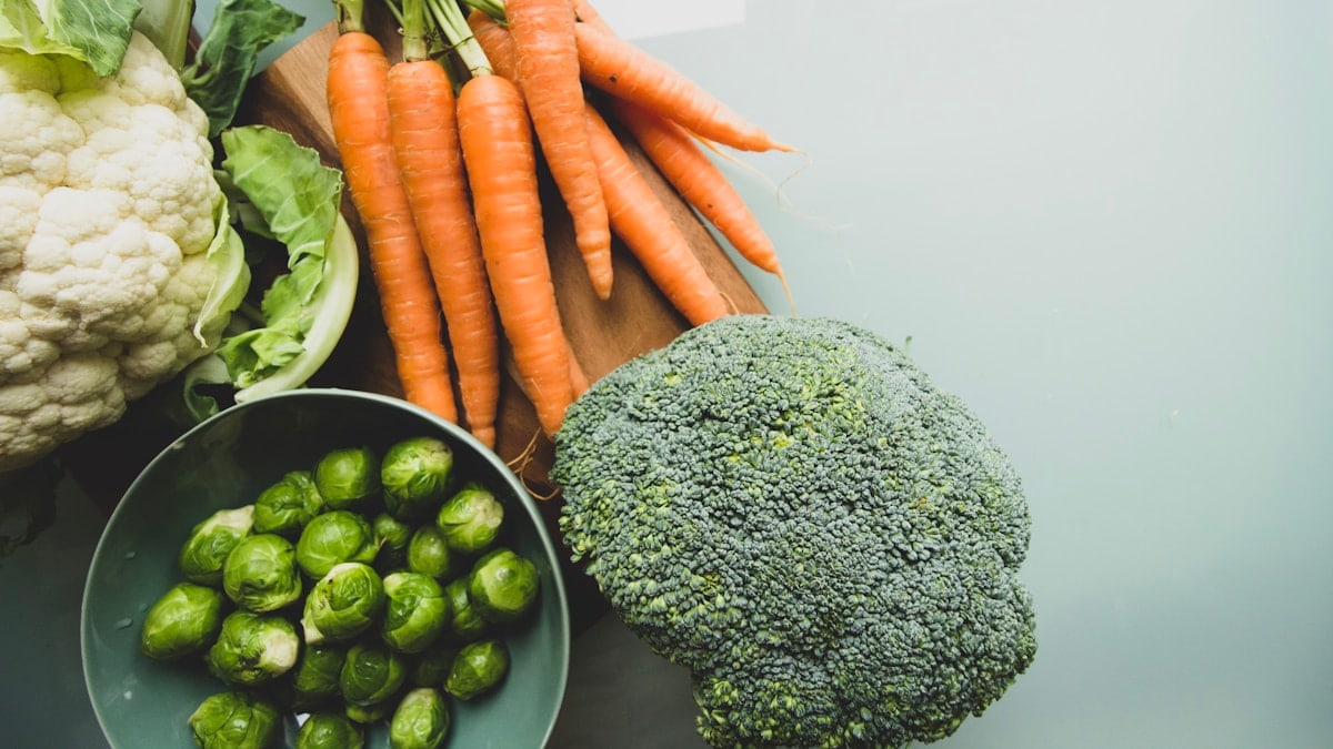 carrots and broccoli on stainless steel bowl